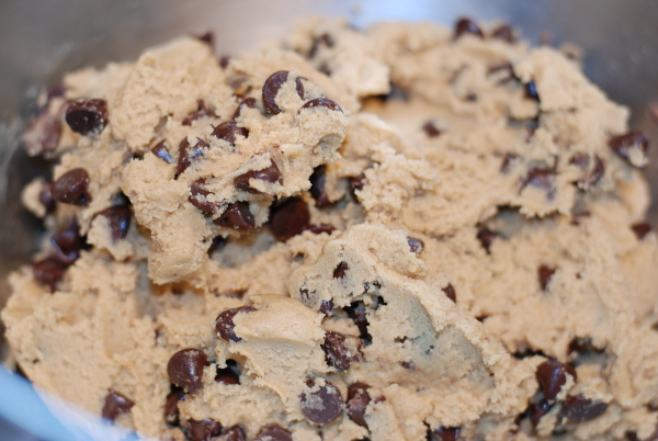 chocolate chip cookie dough