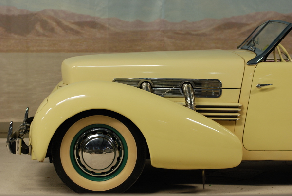 Inside the Simeone Foundation Automotive Museum.