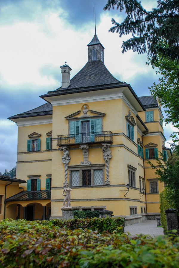 The Lustschloss Schloss Hellbrunn in Salzburg, Austria.