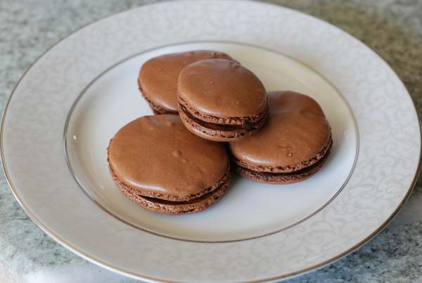 French chocolate macarons, 1