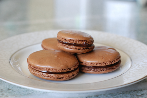 French chocolate macarons, 2