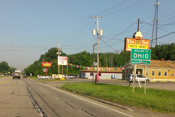 Ohio border