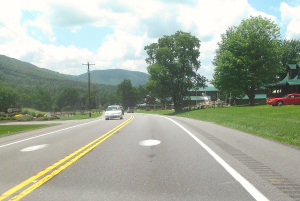 Dots painted on the road in State College