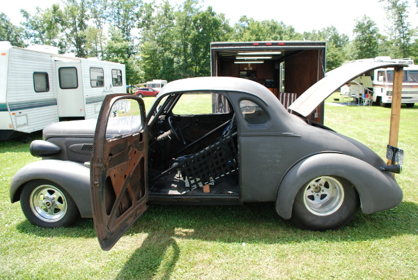 Inside a hot rod