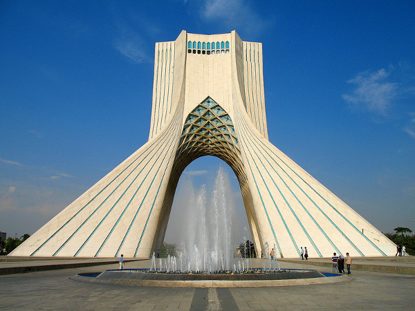 azadi tower in Tehran, Iran