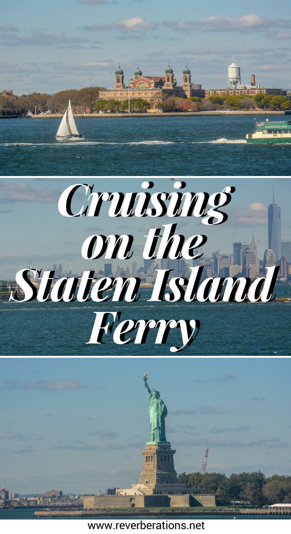 Cruising on the Staten Island Ferry in New York City. Travel tips for visiting. The Staten Island Ferry is definitely worth checking out: it is free and the views are lovely. #nyc #newyorkcity