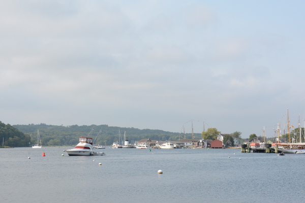 view up the mystic river