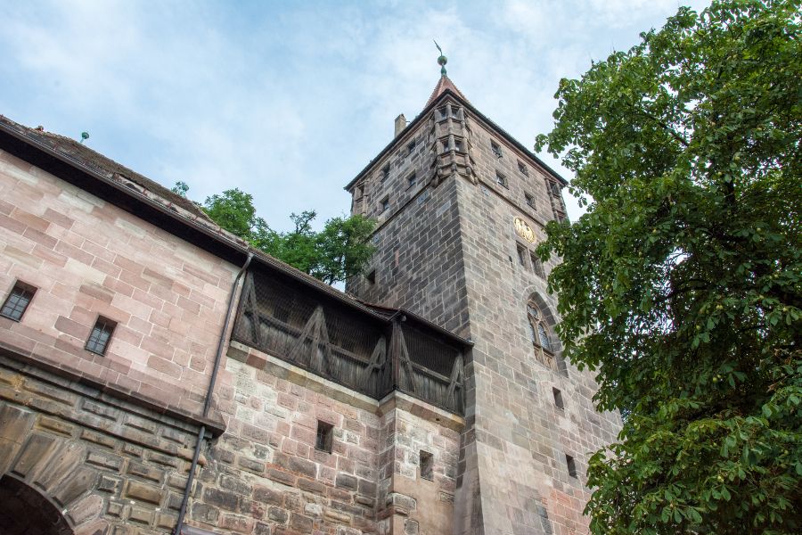 Portions of Nuremberg are still wrapped in its historic wall.