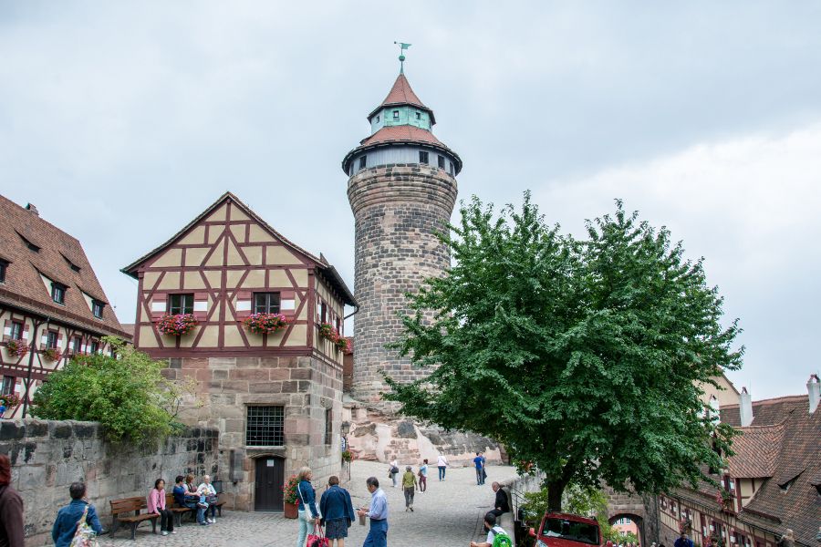 The Imperial Castle in Nuremberg, Germany.