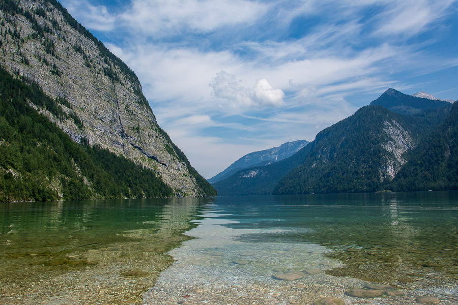 The Königssee lake, deep in Bavaria near Austria, is a great day trip from Munich.