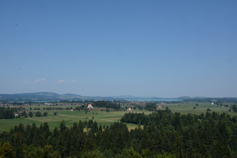 view from neuschwanstein