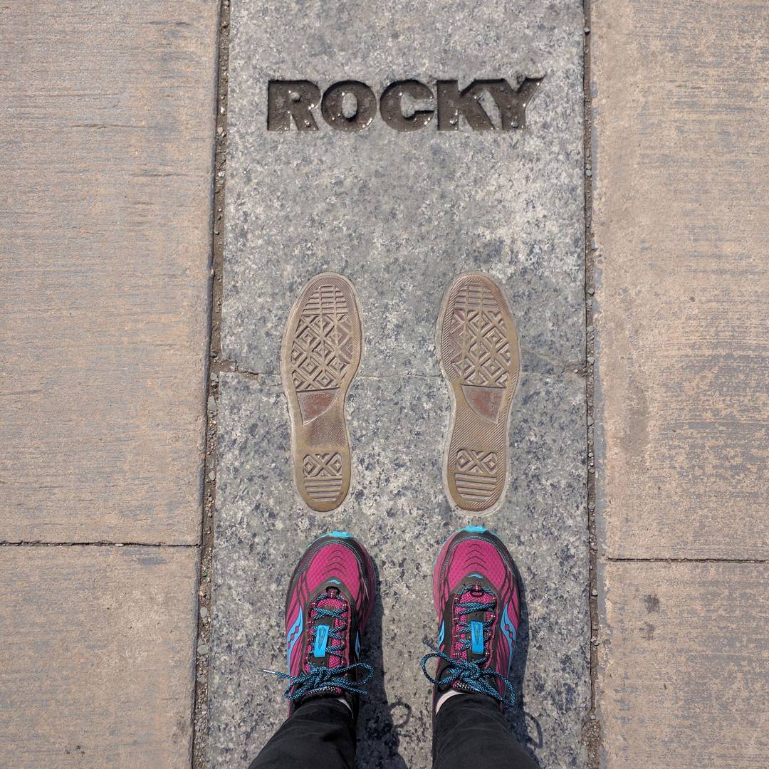 Rocky footprints on the Philadelphia Museum of Art steps. More on Reverberations blog.