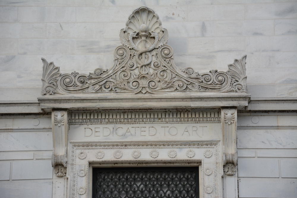 Corcoran School doorway. More on how to spend your day in Washington, D.C. on Reverberations.