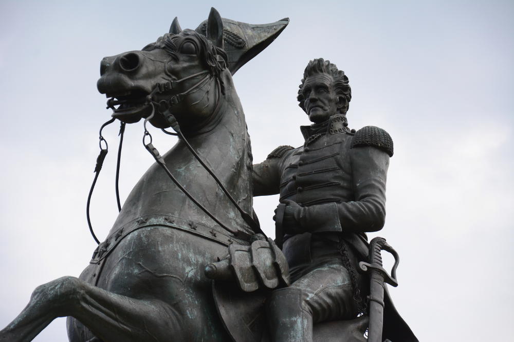 General Jackson Memorial statue. More on how to spend your day in Washington, D.C. on Reverberations.