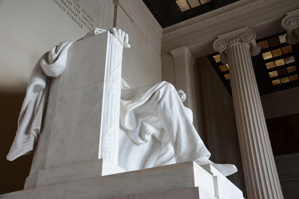 lincoln memorial close up washington dc