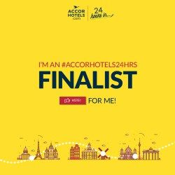 Finalist in Accor Hotels' 24 Hours In competition.