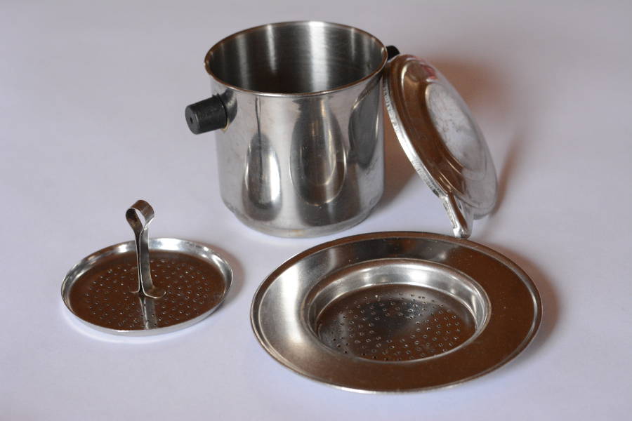 A Vietnamese coffee filter or Phin