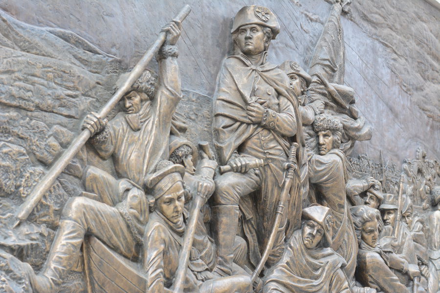 Washington art by Ellen Qiong Schicktanz. Philadelphia's brand new Museum of the American Revolution shares the real stories of the struggles and war that helped found the United States.