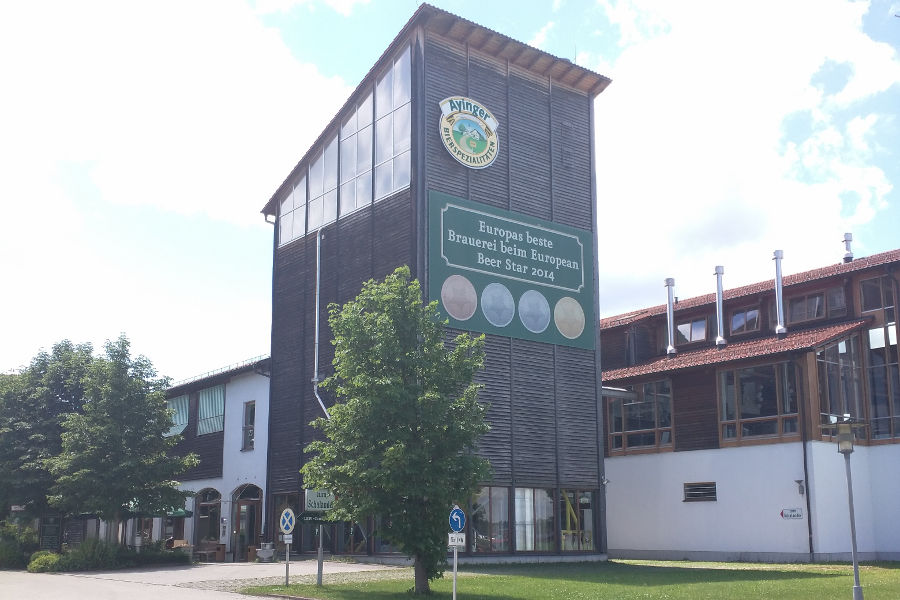 The Ayinger Brewery.