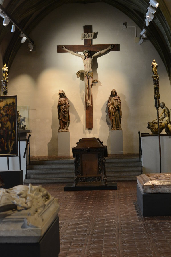 Crucifix room in Bayerisches Nationalmuseum.