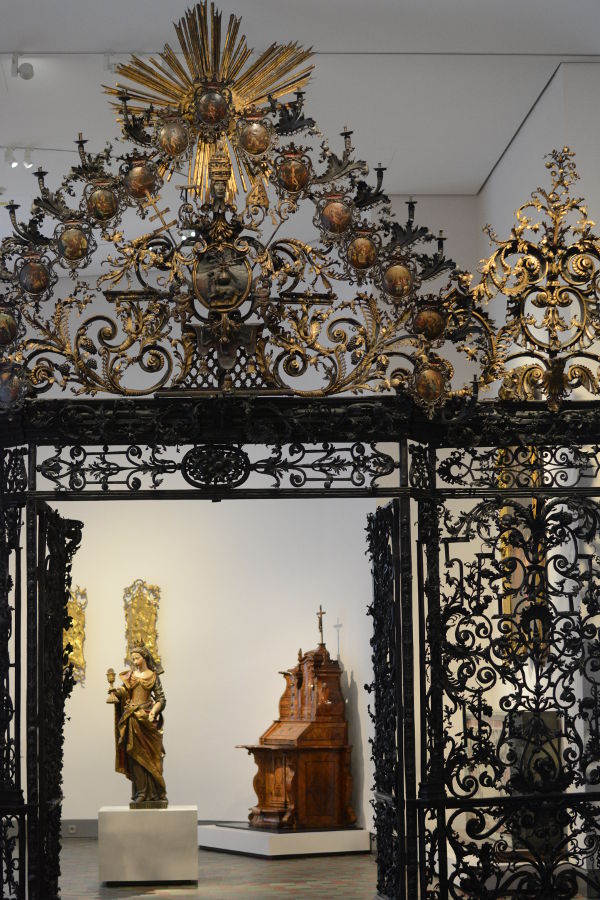 An ornate gate at Bayerisches Nationalmuseum.