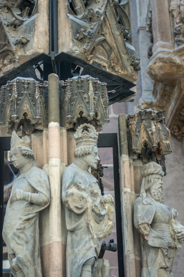 Cloister sculpture at Germanisches Nationalmuseum in Nuremberg, Germany.