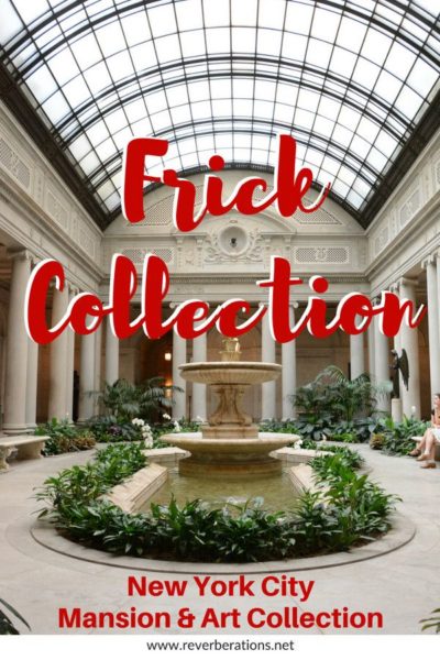 At the Frick Collection on Manhattan's Upper East Side visitors can tour an impressive mansion turned art museum thanks to Henry Clay Frick and his spectacular art collection. #art #artmuseum #museum #nyc #newyorkcity #manhattan #uppereastside