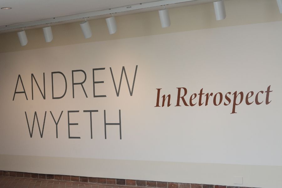 Andrew Wyeth: In Retrospect exhibition at the Brandywine River Museum of Art.