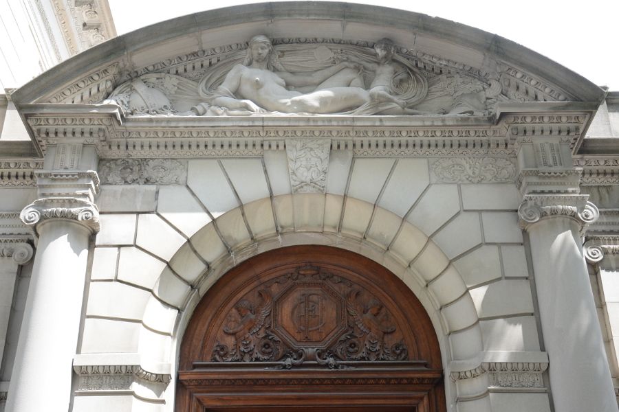 Exterior of the Frick Collection in Manhattan, NYC.