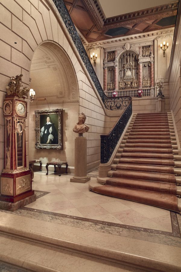 The Grand Staircase photo by Michael Bodycomb, courtesy The Frick Collection, New York.