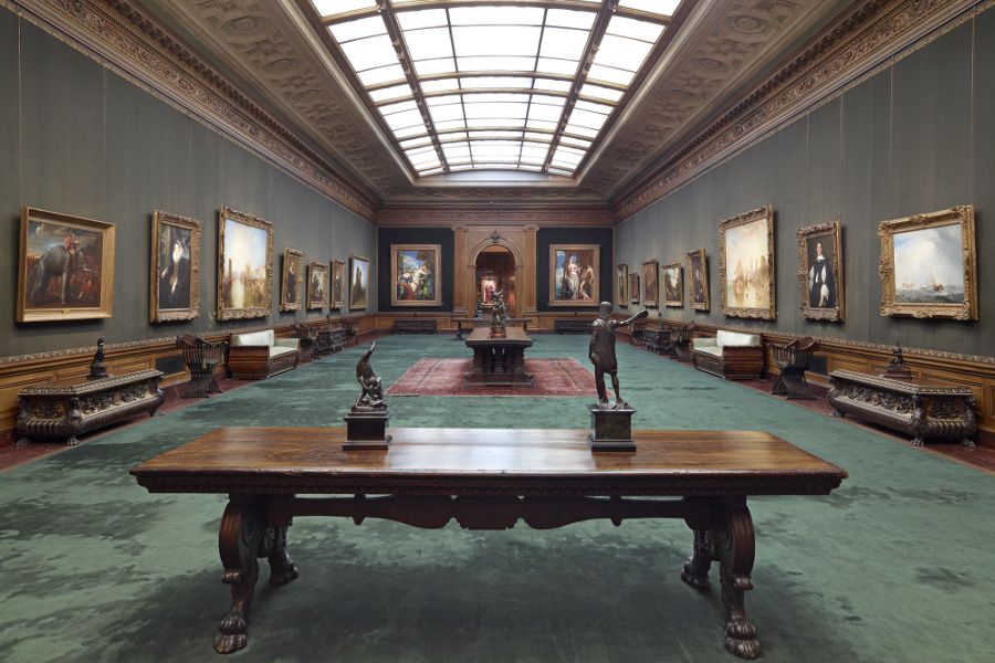 The Grand Staircase, The Living Hall, and The West Gallery photos by Michael Bodycomb, courtesy The Frick Collection, New York.