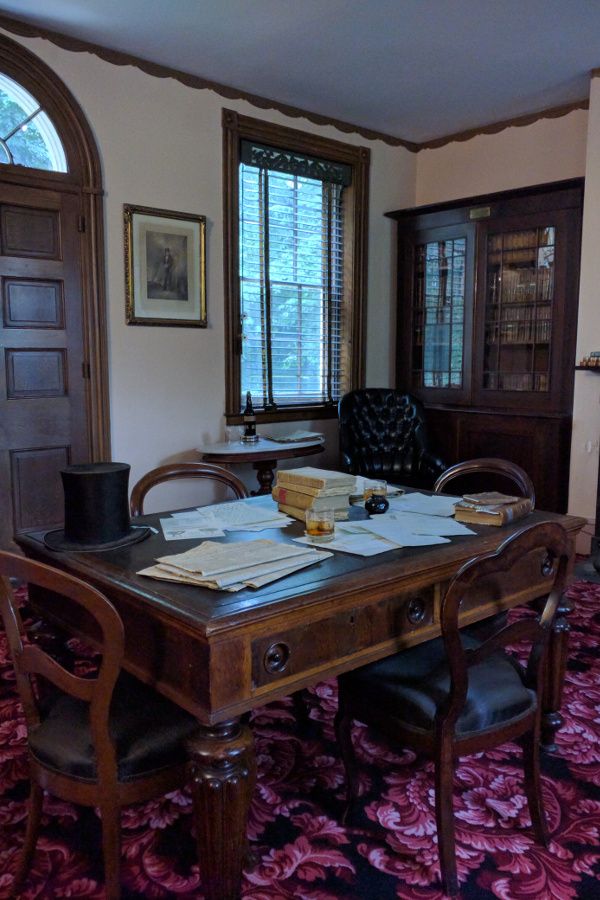 President James Buchanan's office at Wheatland.