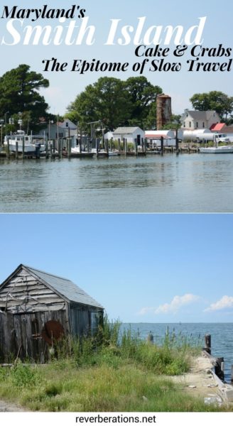 The only inhabited island in Maryland, Smith Island's made for slow travel. Grab a crab cake and a slice of traditional Smith Island Cake in the Chesapeake Bay. #smithisland #maryland #travel #slowtravel