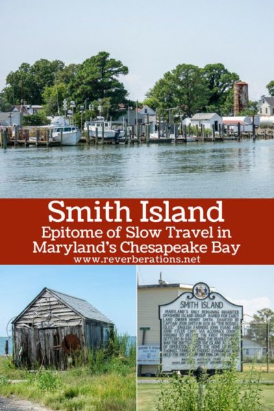 The only inhabited island in Maryland, Smith Island's made for slow travel. Grab a crab cake and a slice of traditional Smith Island Cake in the Chesapeake Bay. #smithisland #maryland #chesapeakebay #travel #slowtravel