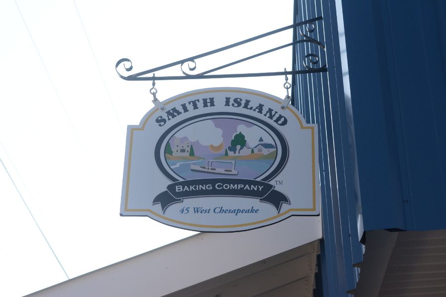 The Smith Island Baking Company sign.