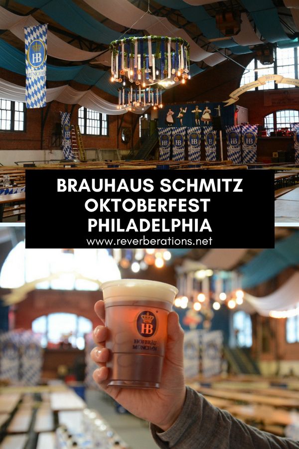 Prost! Brauhaus Schmitz Oktoberfest at the 23rd Street Armory in Philadelphia.