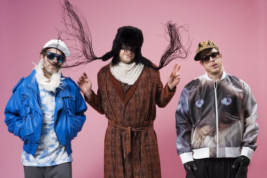 German hip hop and electro group Deichkind.