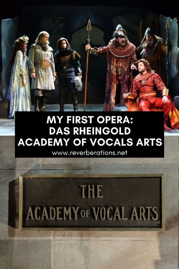 Exciting and impressive: attending my first opera at the Academy of Vocal Arts in Philadelphia to see Das Rheingold. #opera #philadelphia