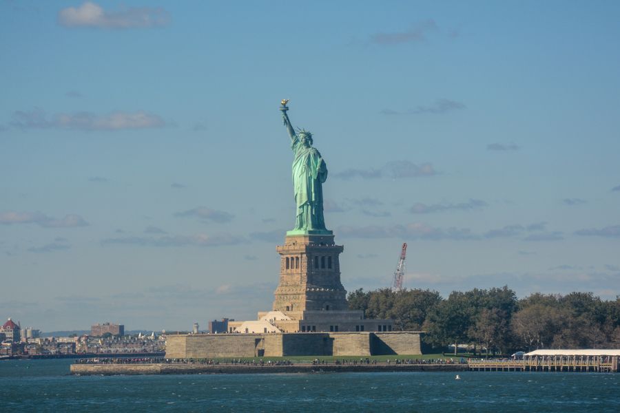 Cruising by the Statue of Liberty on the Staten Island Ferry is one of the great free things to do in New York City.