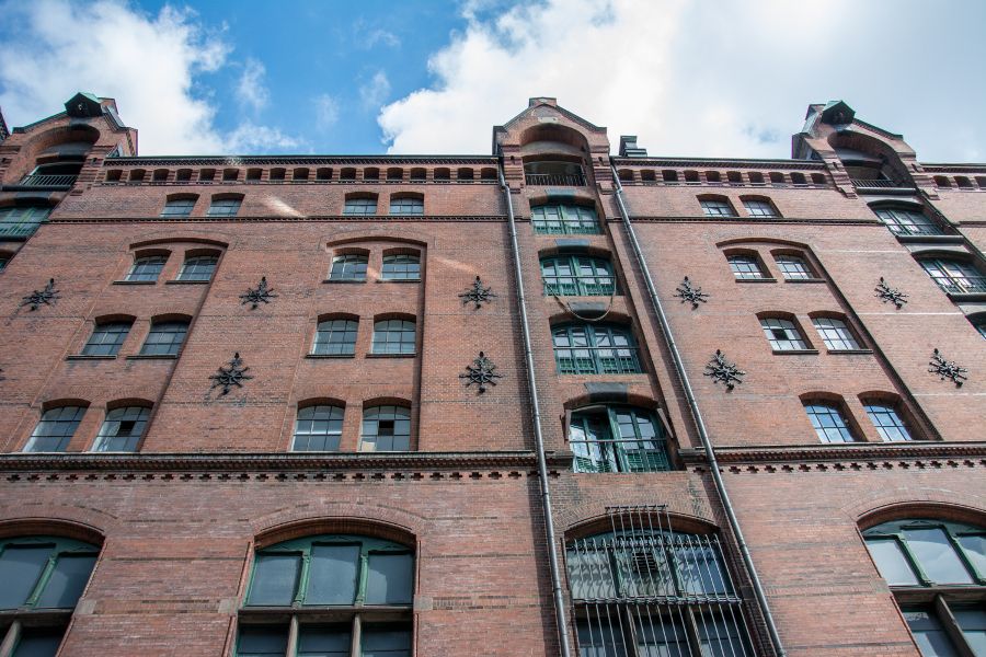 Historic Speicherstadt in Hamburg, Germany.