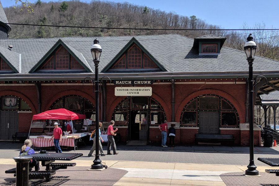 The Jim Thorpe Train Station.