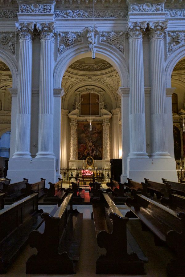 The interior of the Theatinerkirche in Munich, Germany.