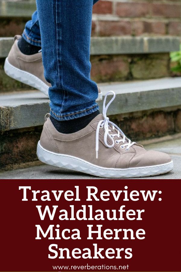 German shoe brand Waldlaufer make stylish and comfortable shoes perfect for travel and everyday. Review of Waldlaufer's Mica Herne sneakers. #review #travel #shoes