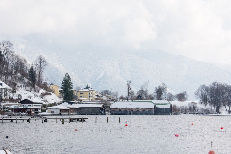 The dock along the Tegernsee.