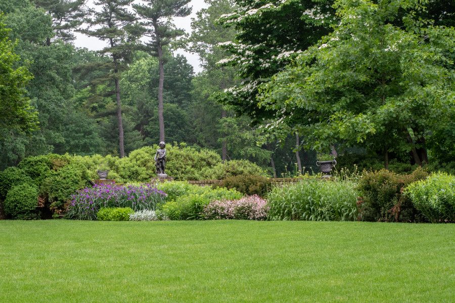 Landscaped garden at Mt. Cuba Center in Delaware.