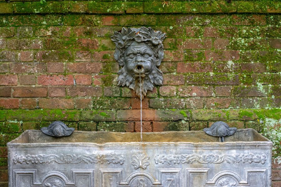 A water fountain at Mt. Cuba Center in Delaware.