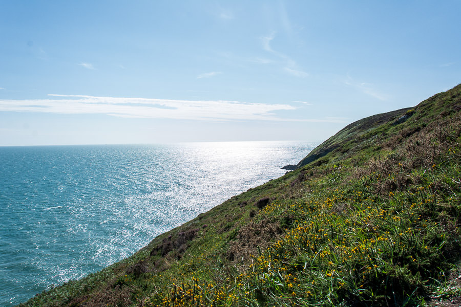 The stunning cliffs of Howth, Ireland.