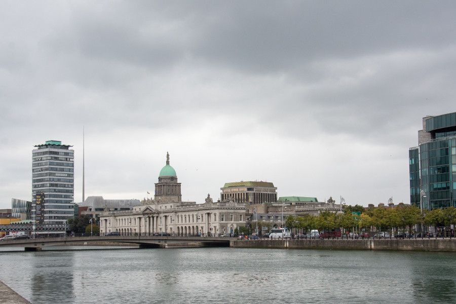 The Common House along the River Liffey Waterfront.