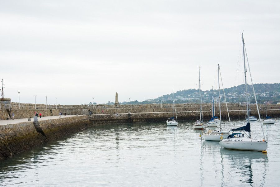 The Dún Laoghaire East Pier.