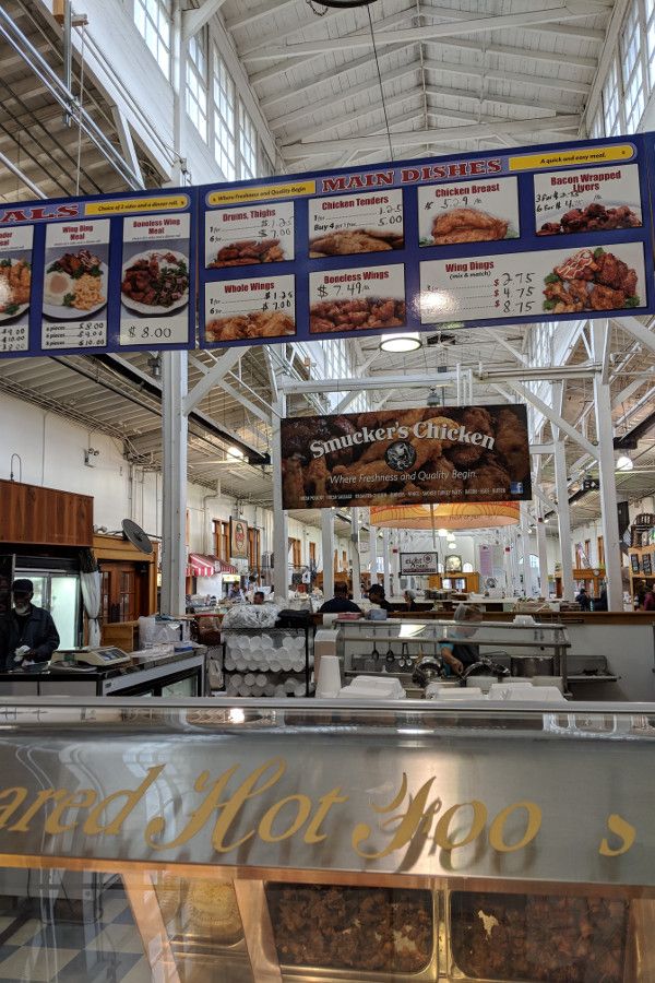 Inside the Broad Street Market in Midtown Harrisburg, Pennsylvania.